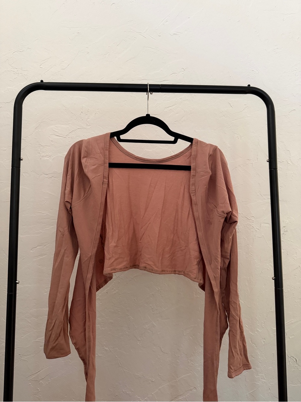 Women's Cropped Tie-Front Cardigan Lululemon - Dusty Rose